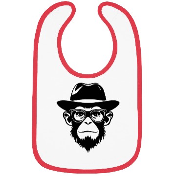 Discover Ape Face Apes Apelike Jungle Primate Bibs