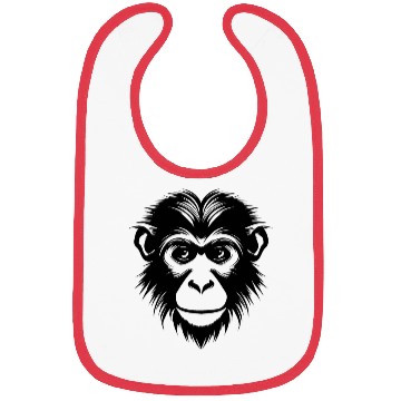 Discover Ape Face Apes Apelike Jungle Primate Bibs