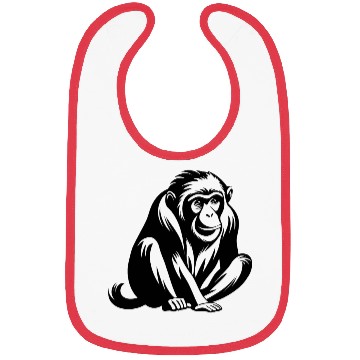 Discover Ape Face Apes Apelike Jungle Primate Bibs