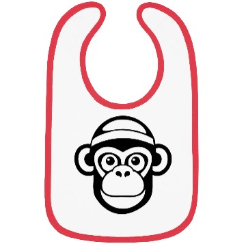 Discover Ape Face Apes Apelike Jungle Primate Bibs