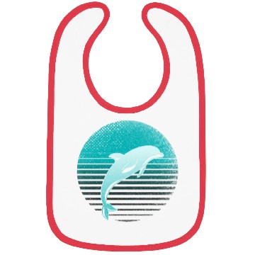 Discover Sea Dolphin Ocean Animal Dolphin Bibs