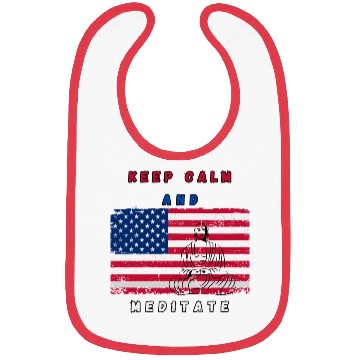 Discover Independence Day Buddha Meditation Bibs