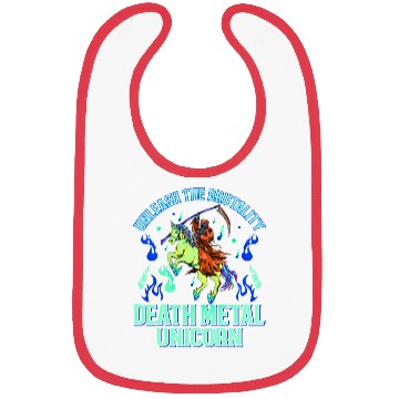 Discover Goth Rock Satan Unicorn Festivals Death Metal Bibs