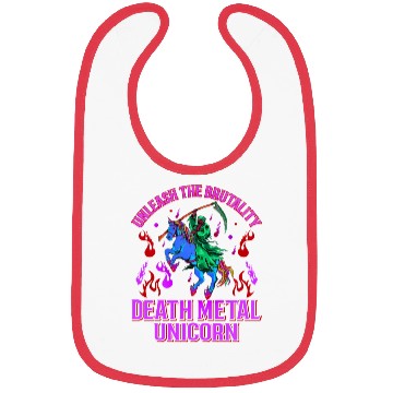 Discover Goth Rock Satan Unicorn Festivals Death Metal Bibs