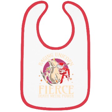 Discover Goth Rock Satan Unicorn Festivals Death Metal Bibs
