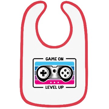 Discover Game on level up illustration black Bibs