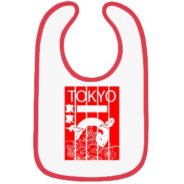 Discover Tokyo Anime Japanese Asian Bibs