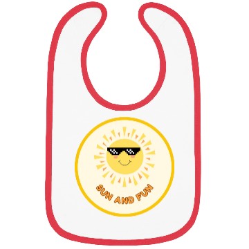Discover Radiant Vibes, Endless Summer Fun Bibs