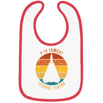Discover Retro F-14 Tomcat Bibs