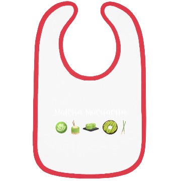 Discover Matcha Muchacha Matcha Latte Green Tea Bibs