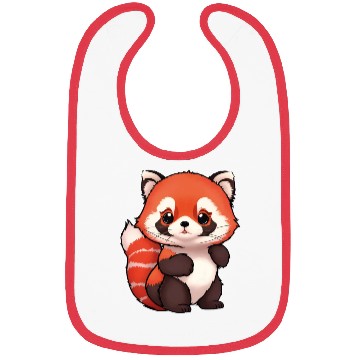 Discover Totally cute red panda Bibs