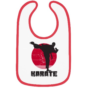 Discover Vintage Karate Japan Flag | Karate Martial Art Bibs