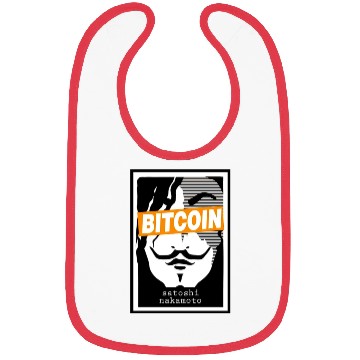 Discover Bitcoin Coin-Satoshi Nakamoto Bibs