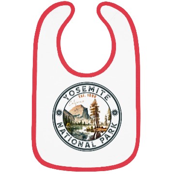 Discover Yosemite National Park Vintage Style Half Dome Bibs