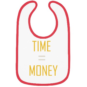 Discover time = money Bibs