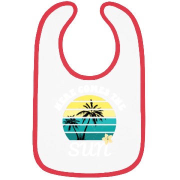Discover Here comes the sun Summer vacation Bibs