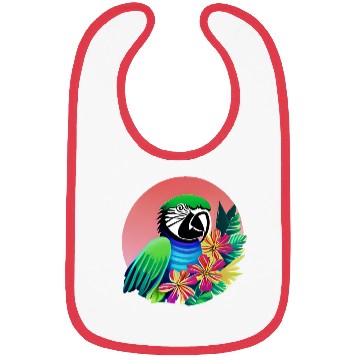 Discover Macaw in the Tropics Bibs