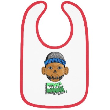 Discover Monkey Graffiti Bibs