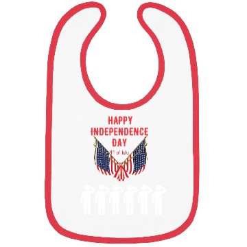 Discover Happy independence day Bibs
