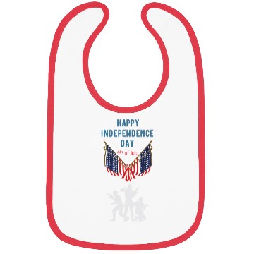 Discover Happy independence day Bibs