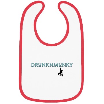 Discover DESIGNdrunknmunky s drunk monkey Bibs