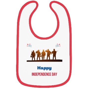 Discover Happy independence day Bibs