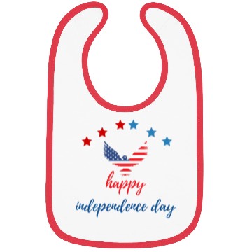 Discover Happy independence day Bibs