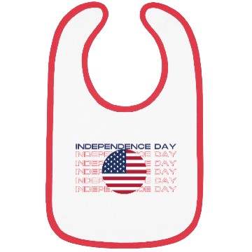 Discover Happy independence day Bibs