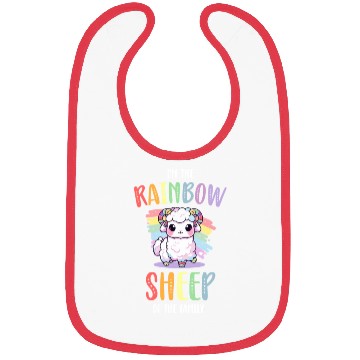Discover Rainbow Sheep LGBT Lesbian Gay Community Pride Bibs