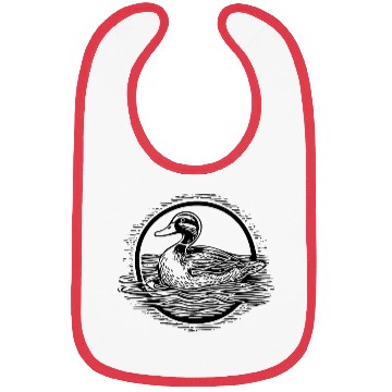 Discover Duck Bird Nature Pond Bibs