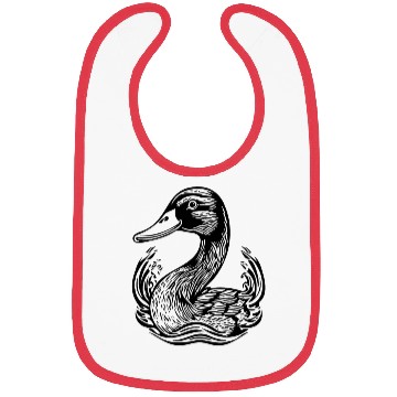 Discover Duck Bird Nature Pond Bibs