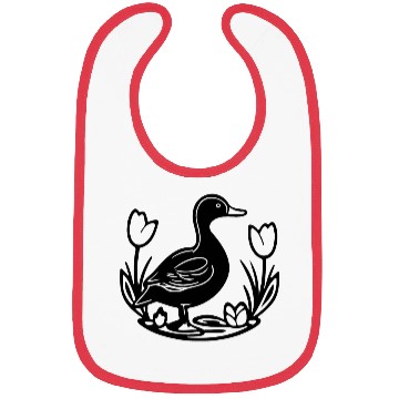 Discover Duck Bird Nature Pond Bibs