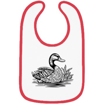 Discover Duck Bird Nature Pond Bibs