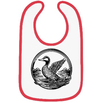 Discover Duck Bird Nature Pond Bibs