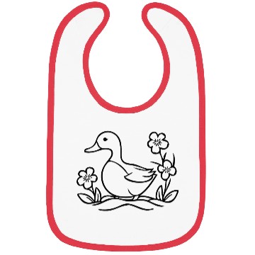 Discover Duck Bird Nature Pond Bibs