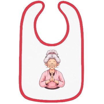 Discover Yoga Grandma Bibs
