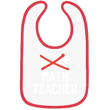 Discover DESIGNFuture Math Teacher Bibs