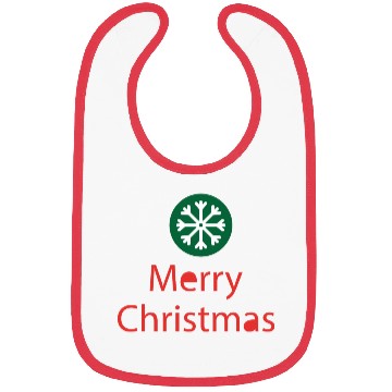 Discover Christmas Snowflake Merry Christmas Bibs