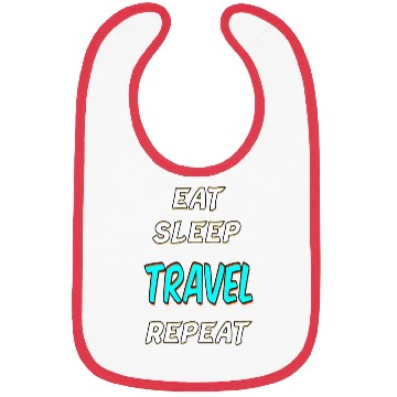Discover DESIGNEAT SLEEP TRAVEL REPEAT Bibs