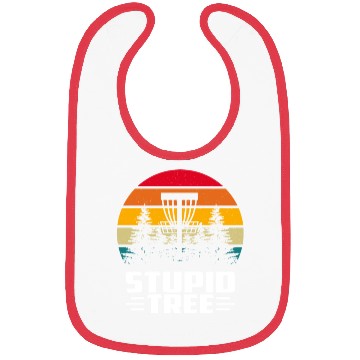 Discover Funny Disc Golf Stupid Tree Art Frisbee Bibs