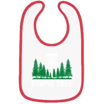 Discover Funny Disc Golf Stupid Tree Art Frisbee Bibs