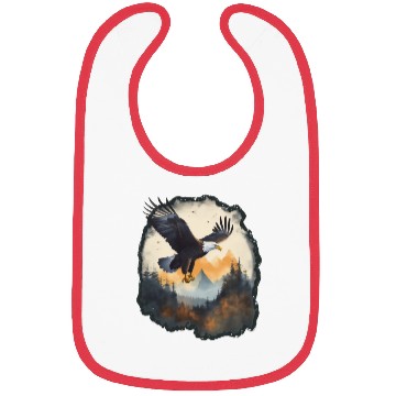 Discover Adventure Design: Majestic Eagle Bibs