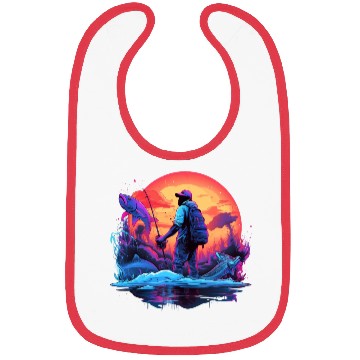 Discover Angler Sunset Neon Style Bibs