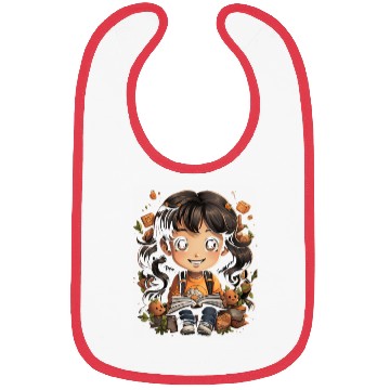 Discover Back to School Pre-K Kindergarten Student Chibi Bibs