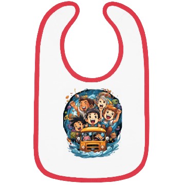Discover Back to School Pre-K Kindergarten School Bus Bibs