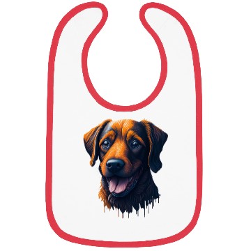 Discover Pawfect Watercolor Dog Bibs