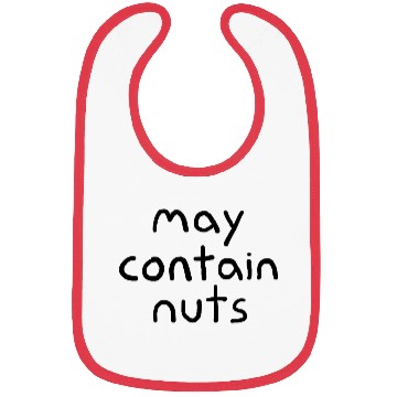 Discover May Contain Nuts nostalgia Bibs
