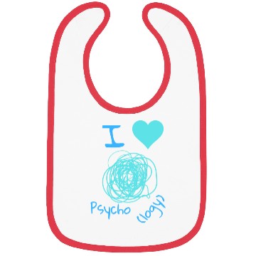 Discover I love psycho(logy) Bibs
