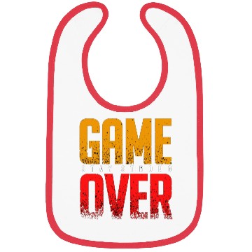Discover Game over vector Bibs design