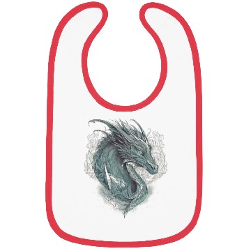 Discover mythical dragon Bibs